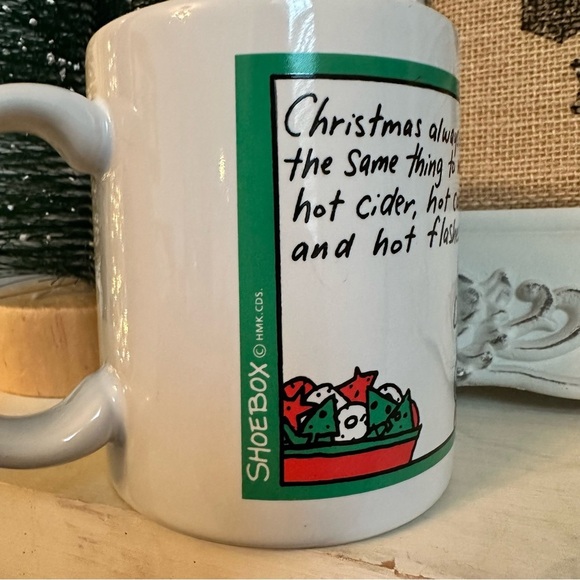 Vintage Hallmark Greetings Maxine Grouchy Old Lady Christmas Coffee Mug Shoe Box - Picture 5 of 7